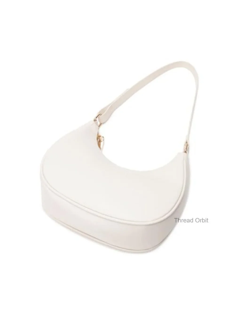PU Leather Hobo Shoulder Bag Tote Handbag Mini Clutch with Zipper